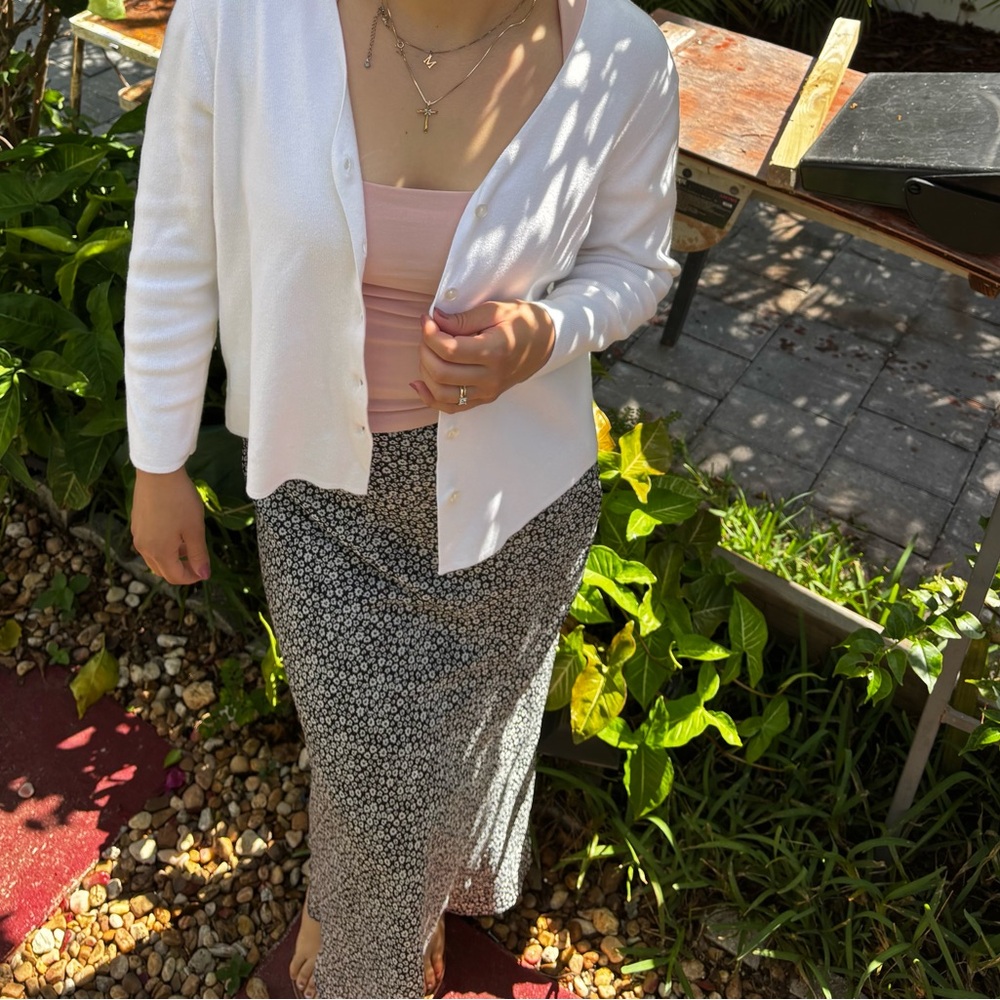 Vintage White Cardigan